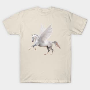 Pegasus on Pink T-Shirt